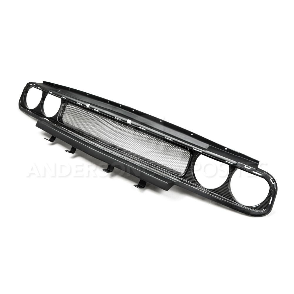 Anderson Carbon Fiber Front Grille Surround 08-14 Challenger - Click Image to Close